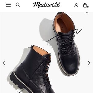 Madewell lace-up boots